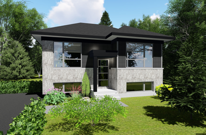 Modèle de maison neuve Mélyane : coquet bungalow de 835 pi²
