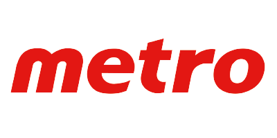 Logo de la chaîne d'épiceries Metro